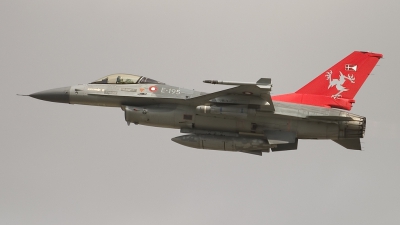 Photo ID 831 by Steven Hadlow. Denmark Air Force General Dynamics F 16AM Fighting Falcon, E 195