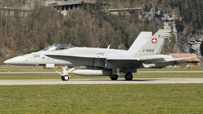Photo ID 67788 by PAUL CALLAGHAN. Switzerland Air Force McDonnell Douglas F A 18C Hornet, J 5010
