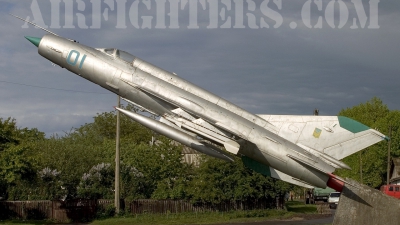 Photo ID 8490 by Chris Lofting. Ukraine Air Force Mikoyan Gurevich MiG 21MF, 01 BLUE