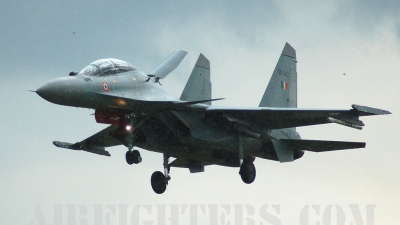 Photo ID 8584 by Chris Milne. India Air Force Sukhoi Su 30MKI Flanker, SB042