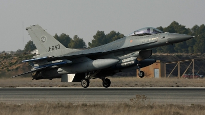 Photo ID 68759 by Javier Bozzino Barbudo. Netherlands Air Force General Dynamics F 16AM Fighting Falcon, J 643