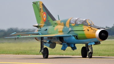Photo ID 71000 by Radim Spalek. Romania Air Force Mikoyan Gurevich MiG 21UM Lancer B, 176