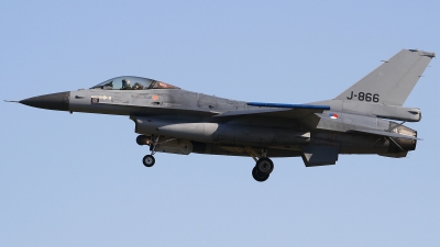 Photo ID 72628 by Philipp Jakob Schumacher. Netherlands Air Force General Dynamics F 16AM Fighting Falcon, J 866