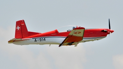 Photo ID 74003 by Martin Thoeni - Powerplanes. Switzerland Air Force Pilatus NCPC 7 Turbo Trainer, A 914