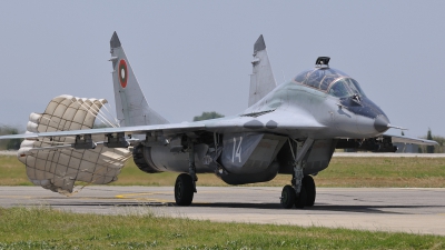 Photo ID 75464 by Peter Terlouw. Bulgaria Air Force Mikoyan Gurevich MiG 29UB 9 51, 14