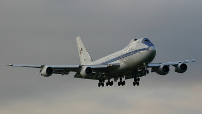 Photo ID 76222 by Gary Chadwick. USA Air Force Boeing E 4B 747 200B, 75 0125