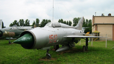 Photo ID 76432 by Péter Szentirmai. Hungary Air Force Mikoyan Gurevich MiG 21PF, 1512