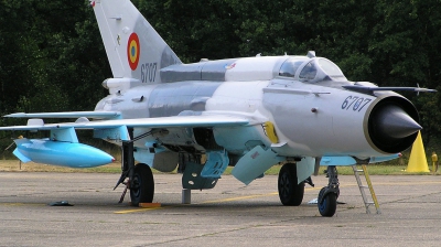Photo ID 79536 by Arie van Groen. Romania Air Force Mikoyan Gurevich MiG 21MF 75 Lancer C, 6707
