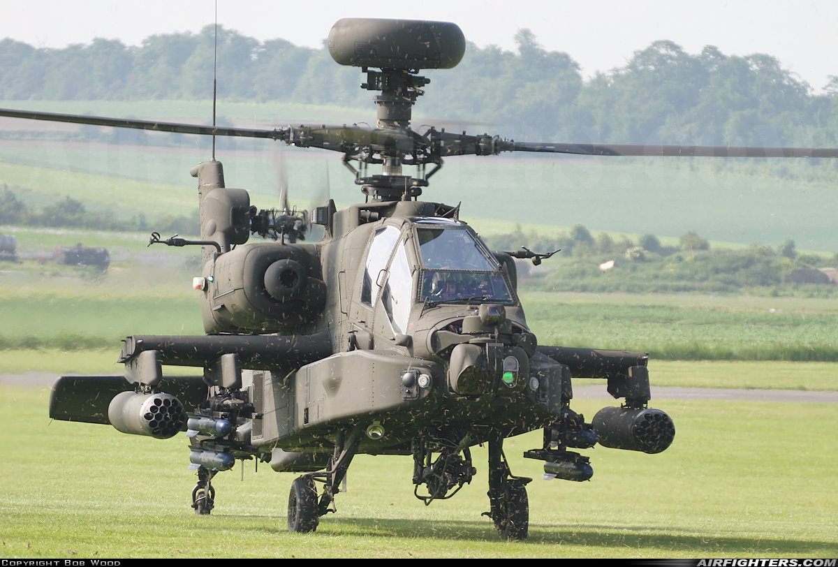 UK - Army Westland Apache AH1 (WAH-64D) ZJ218 at Duxford (EGSU), UK