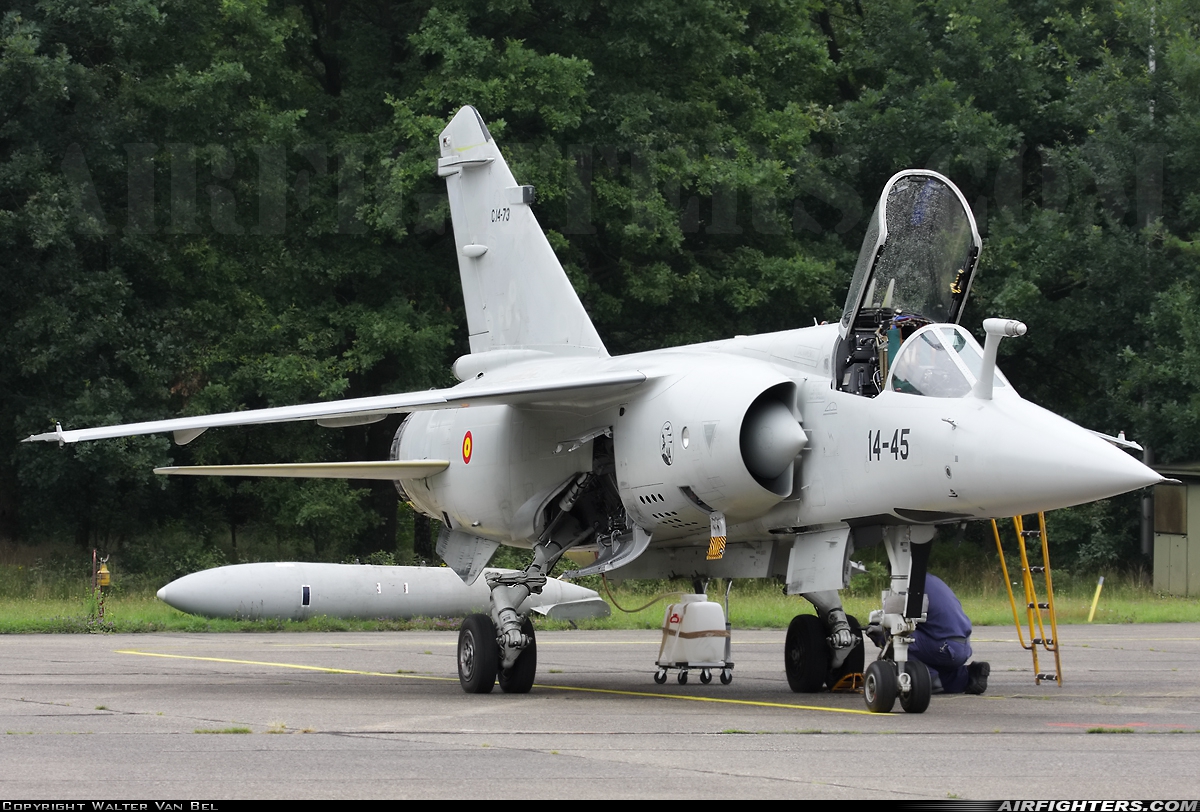 Spain - Air Force Dassault Mirage F1M C.14-73 at Kleine Brogel (EBBL), Belgium