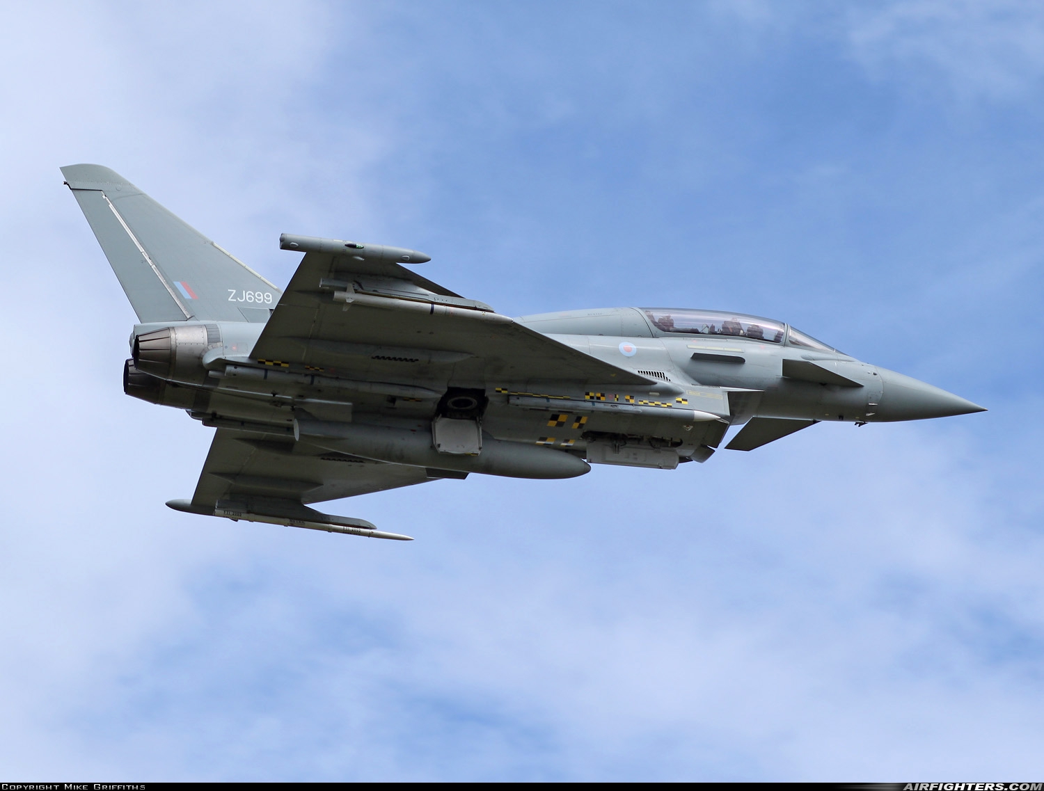 Company Owned Eurofighter Typhoon T3 ZJ699 at Valley (EGOV), UK