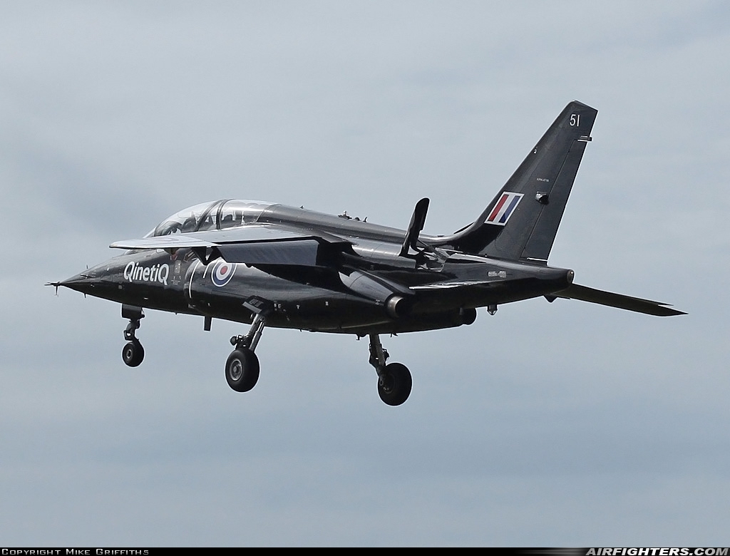 Company Owned - QinetiQ Dassault/Dornier Alpha Jet A ZJ651 at Valley (EGOV), UK