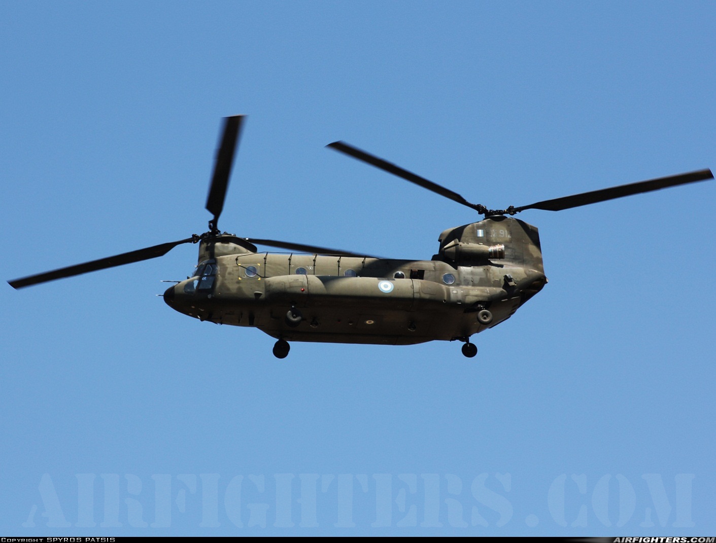 Greece - Army Boeing Vertol CH-47SD Chinook ES912 at Megara AB - Pahi (LGMG), Greece