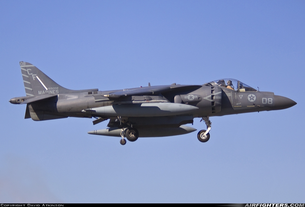 USA - Marines McDonnell Douglas AV-8B+ Harrier ll 165002 at Seattle - Boeing Field / King County Int. (BFI / KBFI), USA