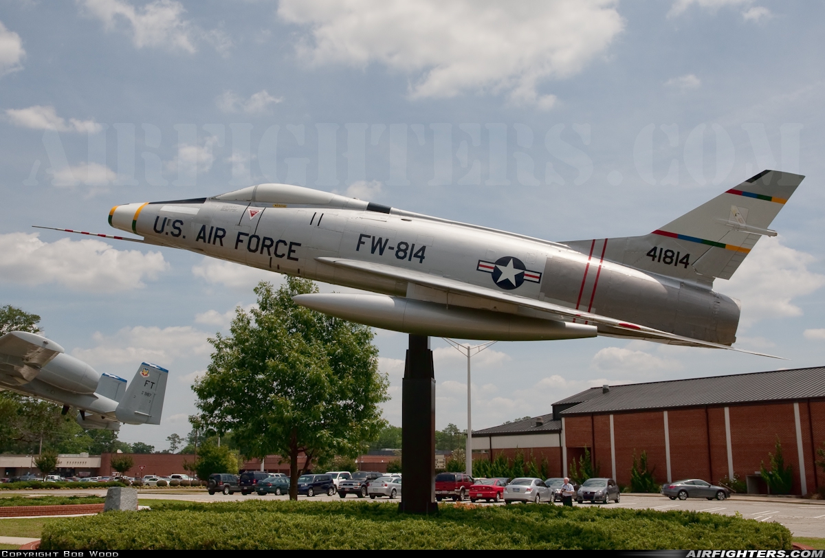 USA - Air Force North American F-100C Super Sabre 54-1814 at Goldsboro - Seymour Johnson AFB (GSB / KGSB), USA