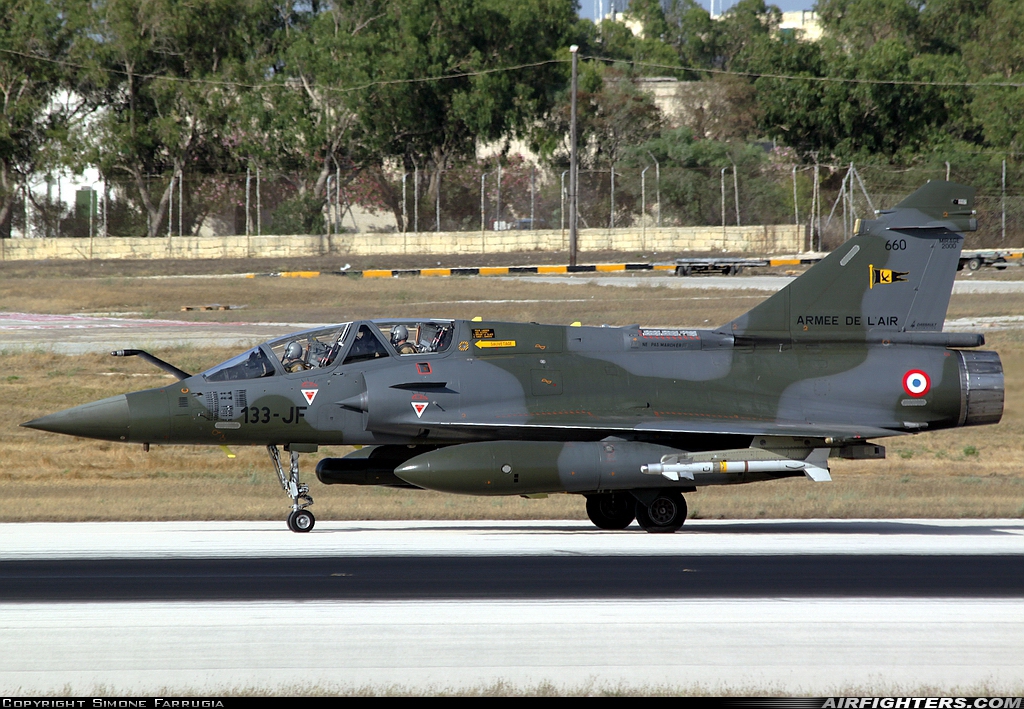 France - Air Force Dassault Mirage 2000N 660 at Luqa - Malta International (MLA / LMML), Malta