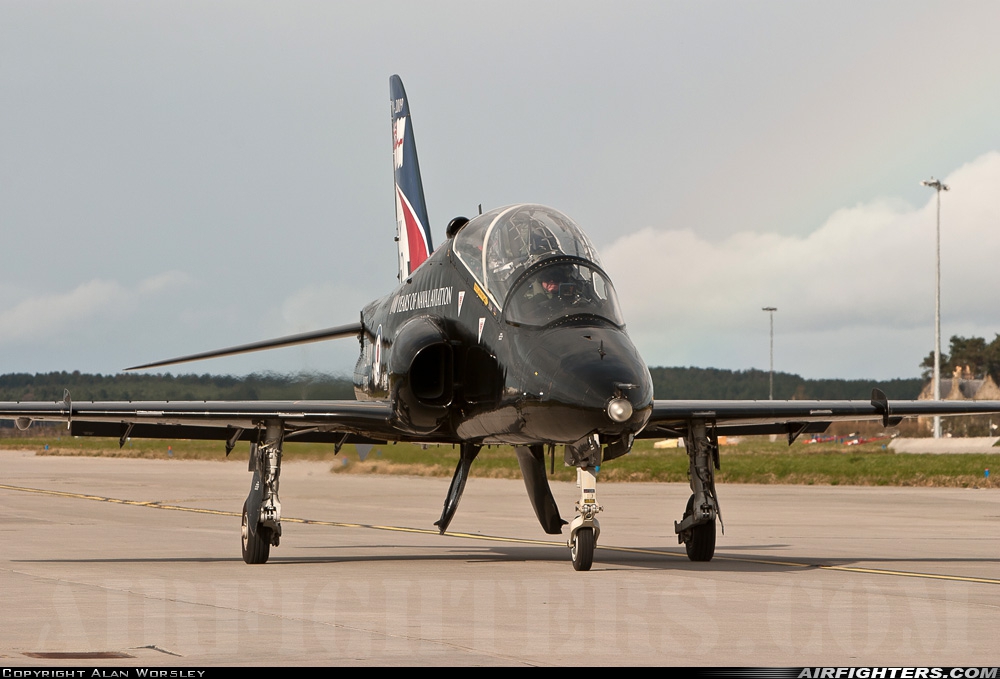 UK - Navy British Aerospace Hawk T.1A XX205 at Kinloss (FSS / EGQK), UK