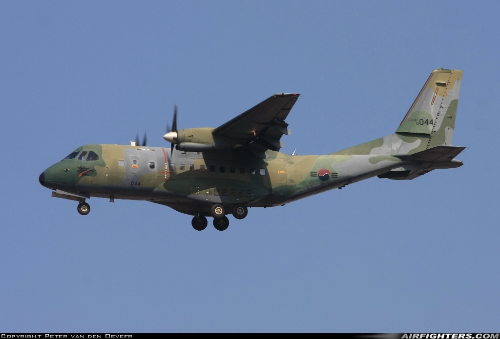 South Korea - Air Force CASA CN235M-220 10-044 at Pusan (PUS / RKPK), South Korea