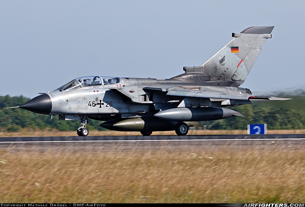 Germany - Air Force Panavia Tornado ECR 46+26 at Lechfeld (ETSL), Germany