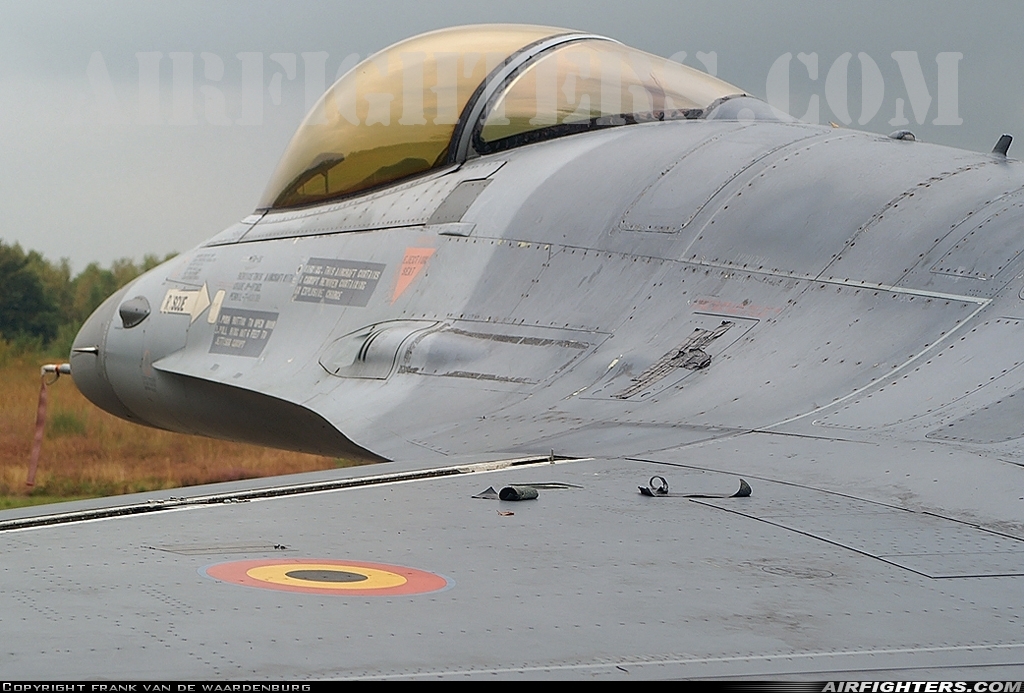Belgium - Air Force General Dynamics F-16A Fighting Falcon FA-16 at Kleine Brogel (EBBL), Belgium