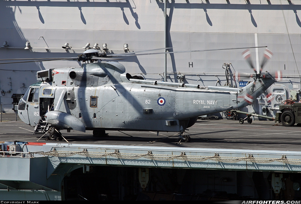 UK - Navy Westland Sea King ASaC7 ZD636 at Off-Airport - Valetta Grand Harbour, Malta