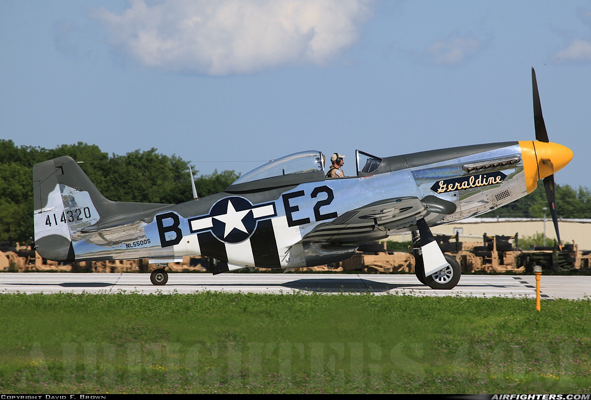 Private North American P-51D Mustang NL5500S at Oshkosh - Wittman Regional (OSH / KOSH), USA