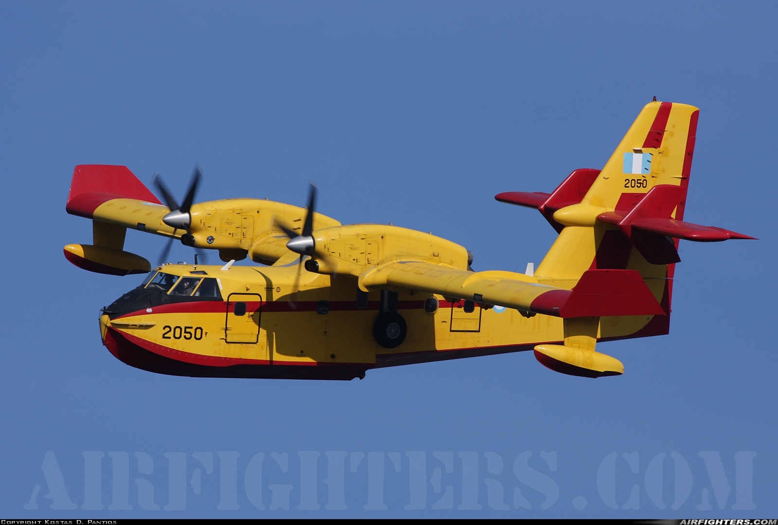 Greece - Air Force Canadair CL-415GR 2050 at Off-Airport - Chalkida, Greece
