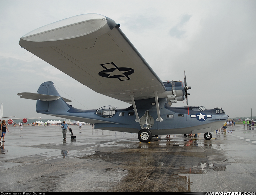 Private Consolidated PBY-5A Catalina N9521C at Detroit - Willow Run (YIP / KYIP), USA