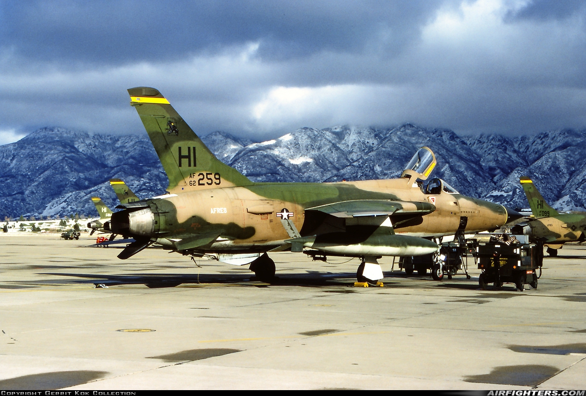 USA - Air Force Republic F-105D Thunderchief 62-4259 at Ogden - Hill AFB (HIF / KHIF), USA