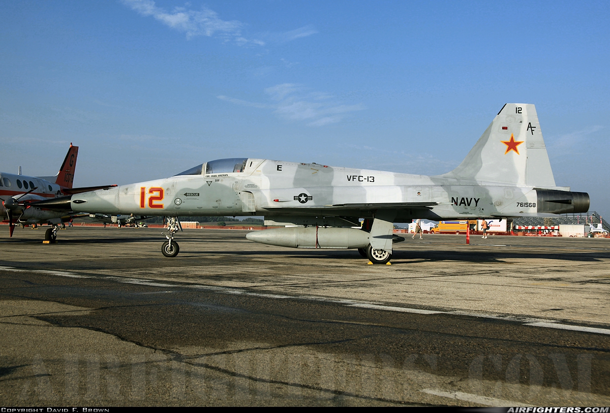 USA - Navy Northrop F-5N Tiger II 761568 at Detroit - Willow Run (YIP / KYIP), USA