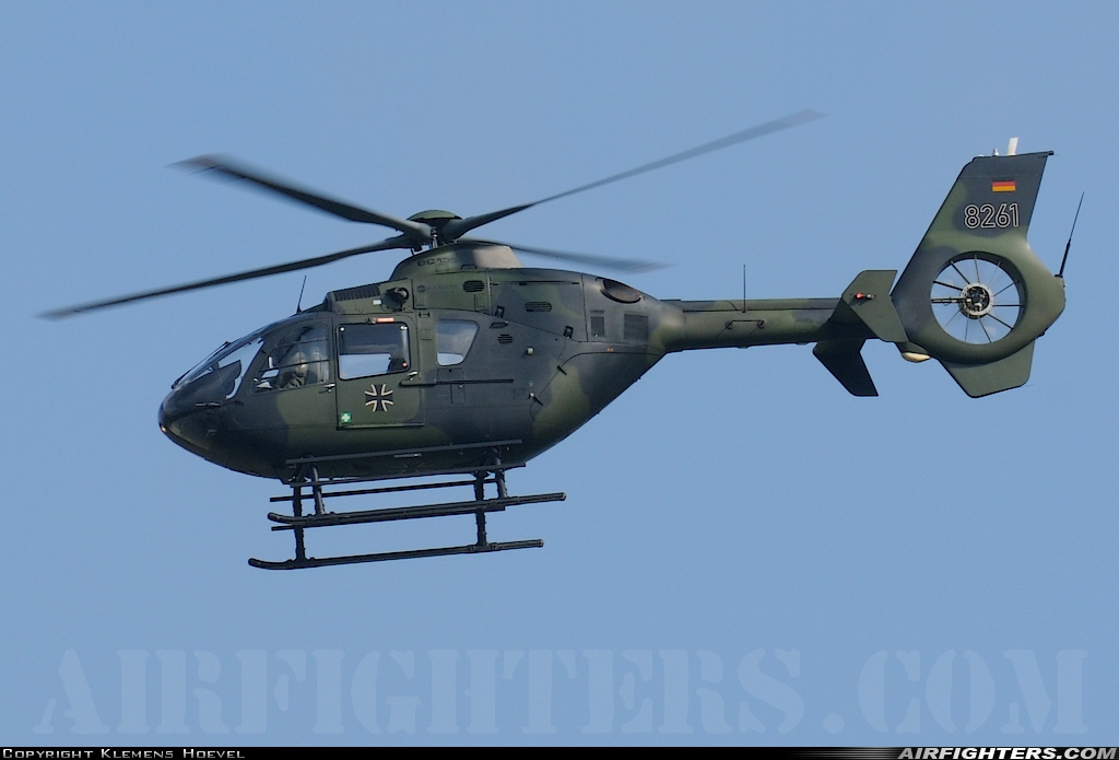 Germany - Army Eurocopter EC-135T1 82+61 at Munster / Osnabruck (- Greven) (FMO / EDDG), Germany