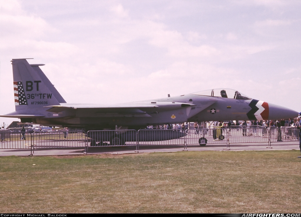 USA - Air Force McDonnell Douglas F-15C Eagle 79-0036 at Alconbury (AYH / EGWZ), UK