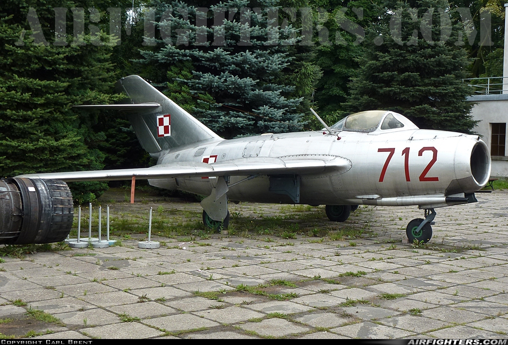 Poland - Air Force Mikoyan-Gurevich Lim-1 712 at Cracow - Rakowice-Czyzyny, Poland