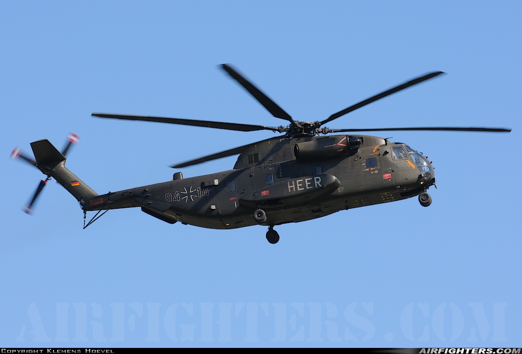 Germany - Army Sikorsky CH-53GE (S-65) 84+14 at Rheine-Bentlage (ETHE), Germany