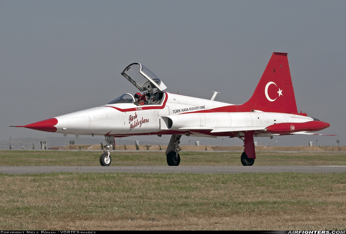 Türkiye - Air Force Canadair NF-5A-2000 (CL-226) 70-3036 at Izmir - Cigli (IGL / LTBL), Türkiye