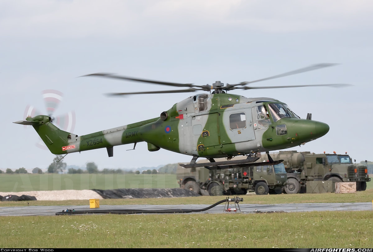 UK - Army Westland WG-13 Lynx AH7 XZ654 at Off-Airport - Salisbury Plain, UK