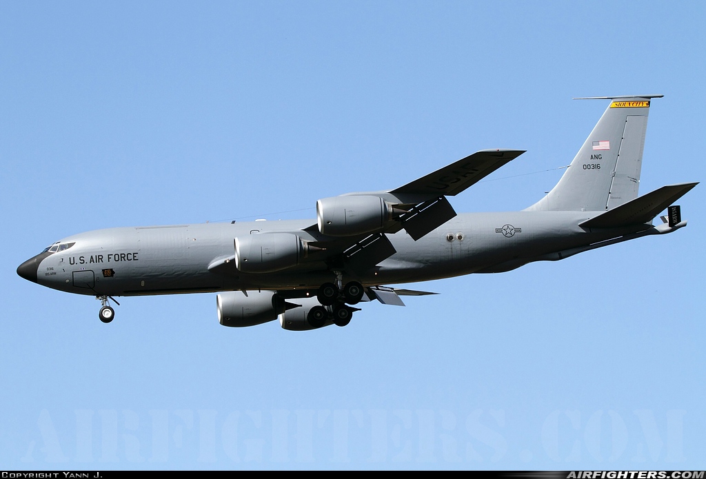 USA - Air Force Boeing KC-135R Stratotanker (717-148) 60-0316 at Ramstein (- Landstuhl) (RMS / ETAR), Germany
