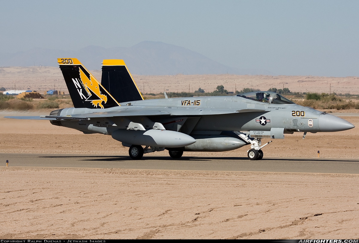 USA - Navy Boeing F/A-18E Super Hornet 165781 at El Centro - NAF (NJK / KNJK), USA
