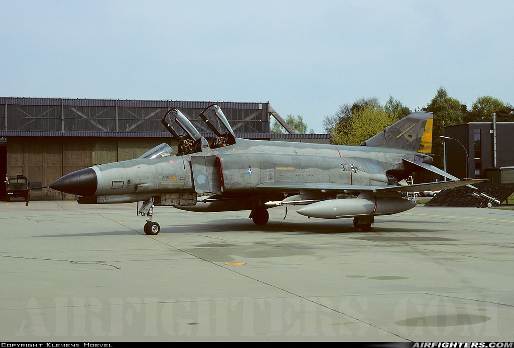 Germany - Air Force McDonnell Douglas F-4F Phantom II 37+19 at Hopsten (Rheine -) (ETNP), Germany
