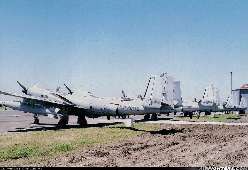 Argentina - Army Grumman OV-1D Mohawk AE-029 at Buenos Aires - Campo de Mayo (CPO / SADO), Argentina
