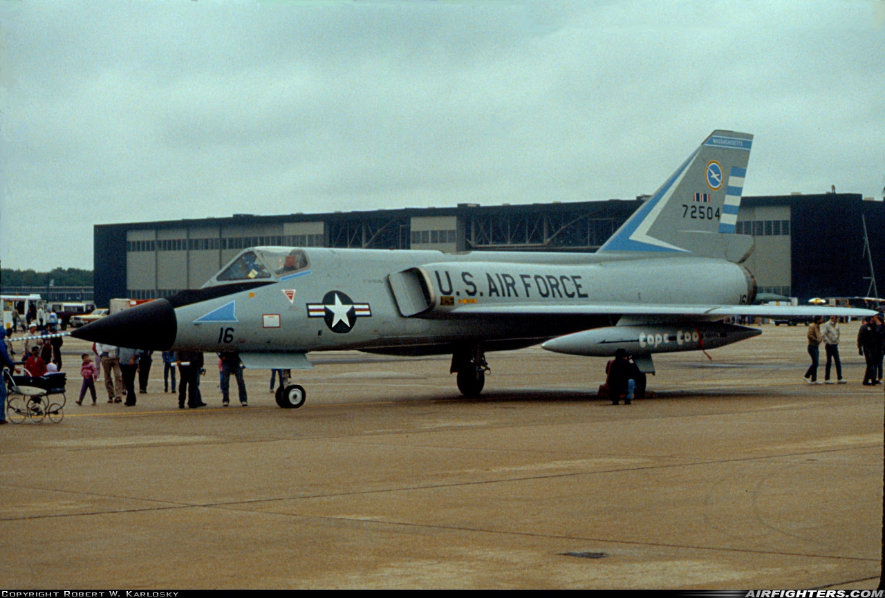 USA - Air Force Convair F-106A Delta Dart (8) 57-2504 at Portsmouth - Pease AFB (PSM / KPSM), USA