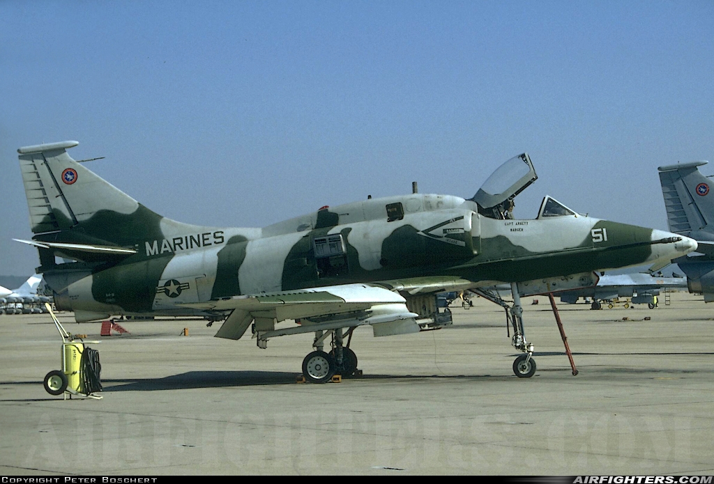 USA - Navy Douglas A-4M Skyhawk 158171 at San Diego - Miramar MCAS (NAS) / Mitscher Field (NKX / KNKX), USA