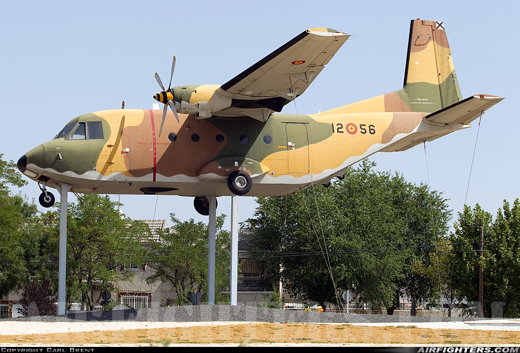 Spain - Air Force CASA C-212-200 Aviocar T.12B-56 at Off-Airport - Perales del Rio, Spain