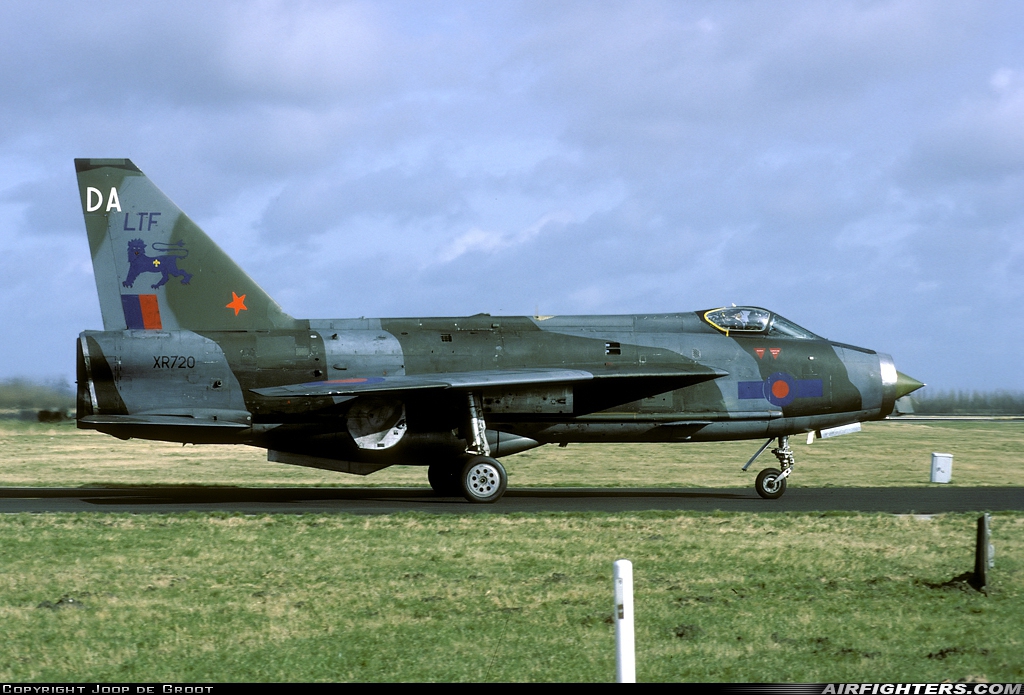 UK - Air Force English Electric Lightning F3 XR720 at Leeuwarden (LWR / EHLW), Netherlands