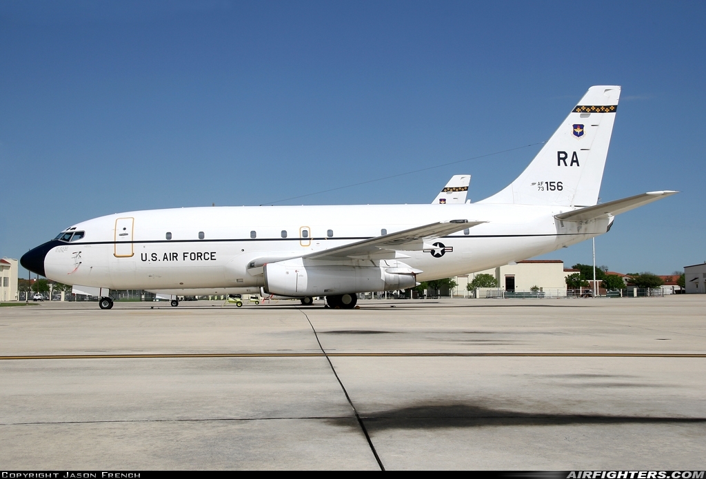 USA - Air Force Boeing T-43A (737-253/Adv) 73-1156 at Universal City (San Antonio) - Randolph AFB (RND / KRND), USA