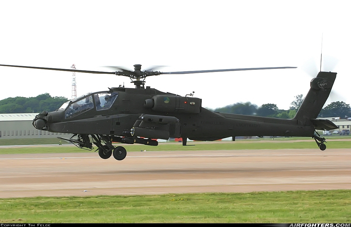 Netherlands - Air Force Boeing AH-64DN Apache Longbow Q-30 at Fairford (FFD / EGVA), UK