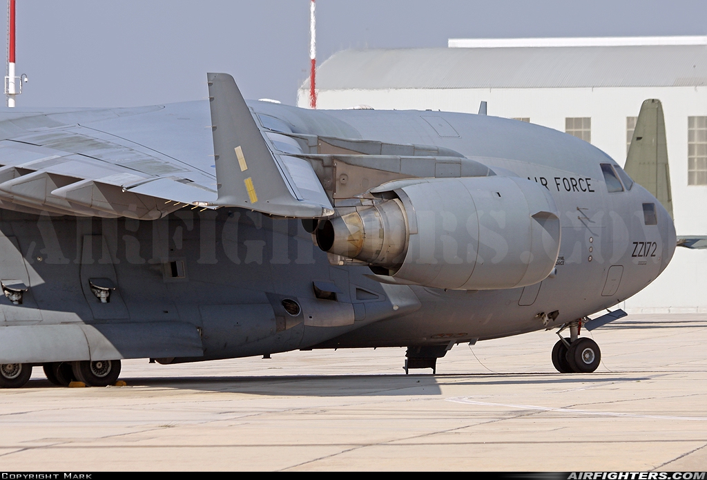 UK - Air Force Boeing C-17A Globemaster III ZZ172 at Luqa - Malta International (MLA / LMML), Malta