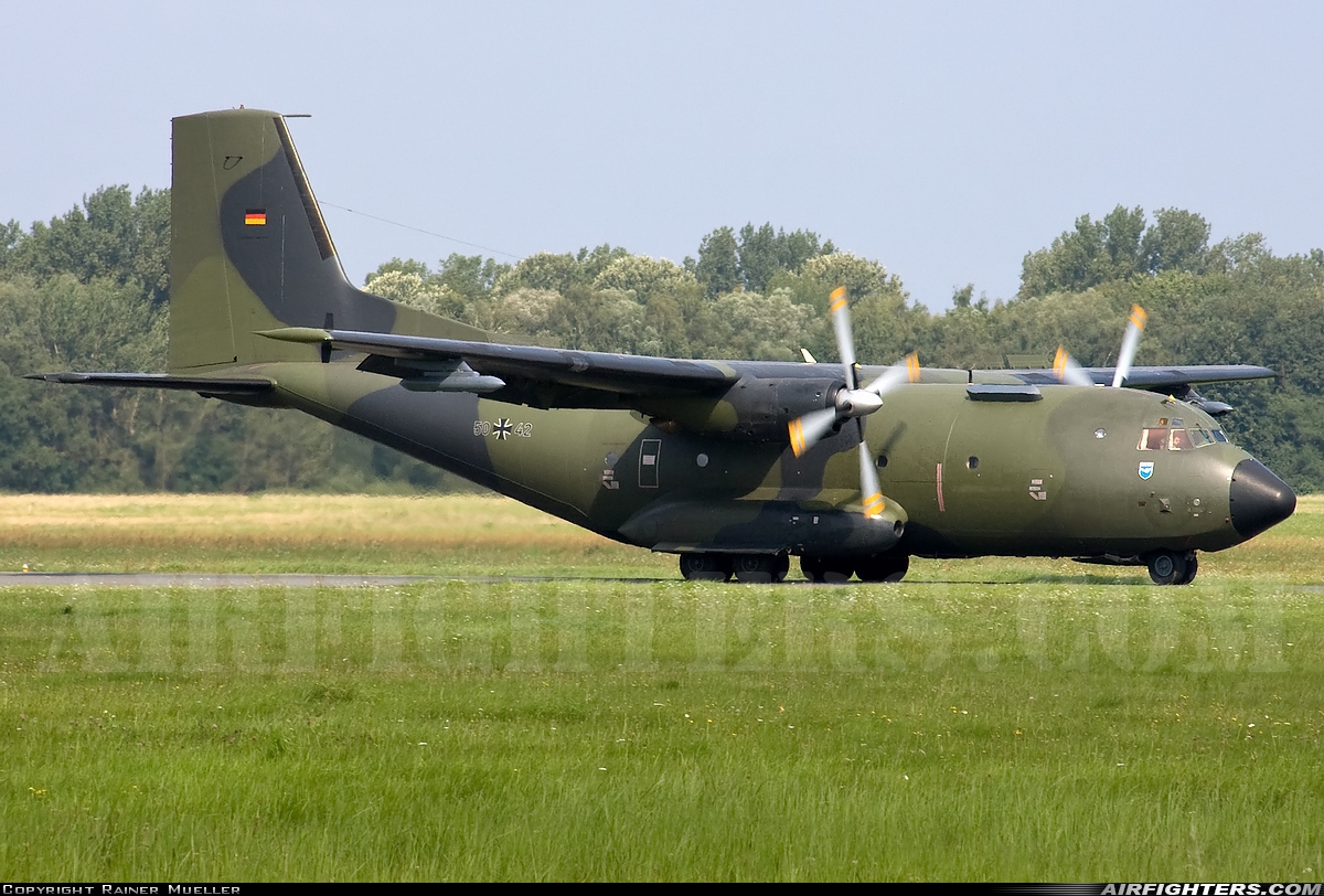 Germany - Air Force Transport Allianz C-160D 50+42 at Barth (BBH / EBBH), Germany