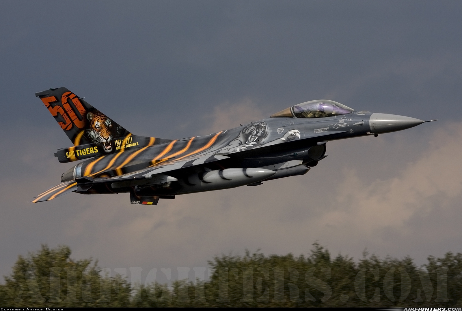 Belgium - Air Force General Dynamics F-16AM Fighting Falcon FA-87 at Breda - Gilze-Rijen (GLZ / EHGR), Netherlands