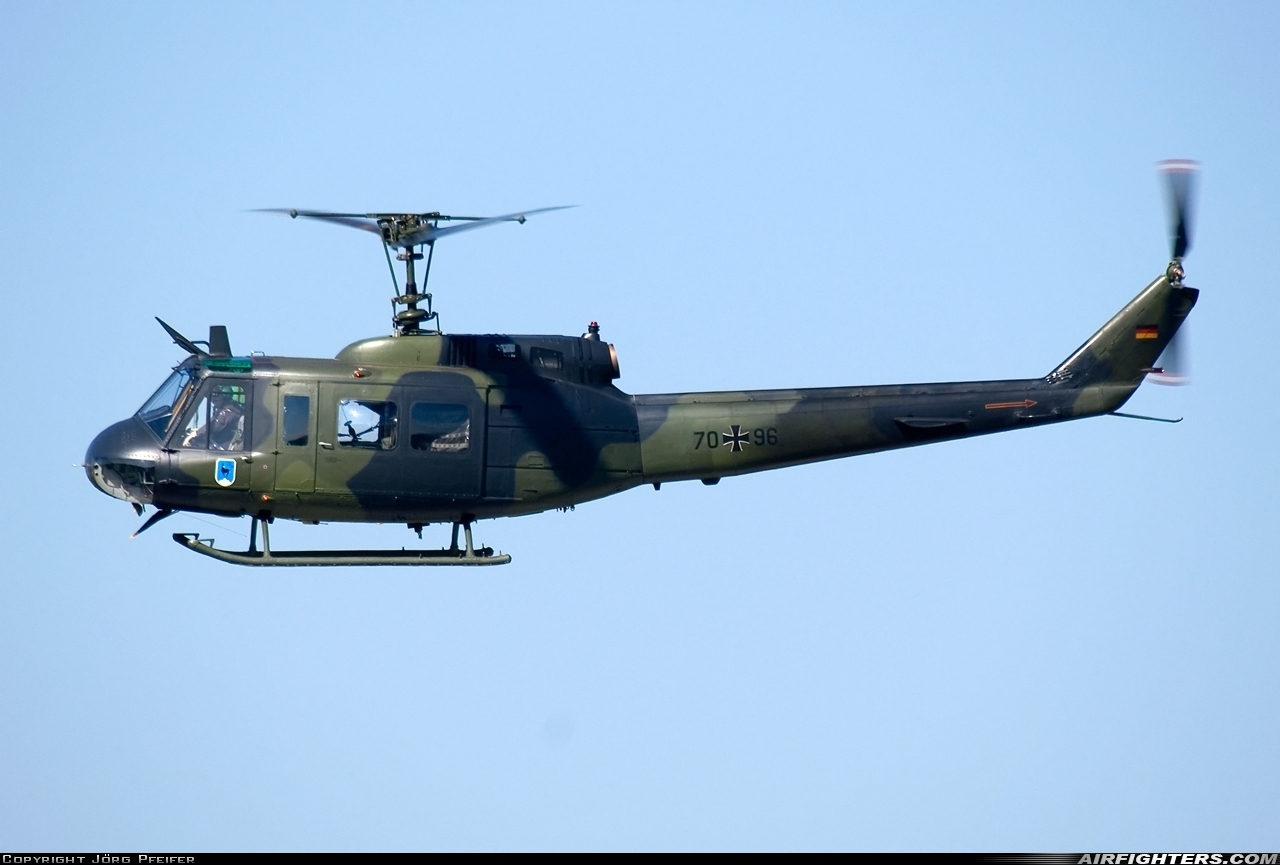 Germany - Army Bell UH-1D Iroquois (205) 70+96 at Landsberg-Penzing (ETSA), Germany